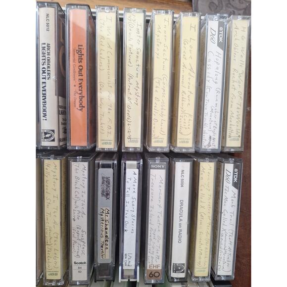 Old-Time Radio Horror & Mystery 60 Cassettes The Shadow Lights Out Inner Sanctum - Picture 4 of 8